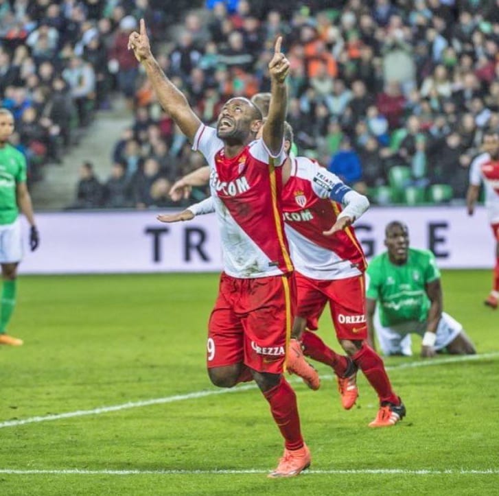 Striker Vagner Love joined AS Monaco in 2016. Photo: V. Love/AS Monaco