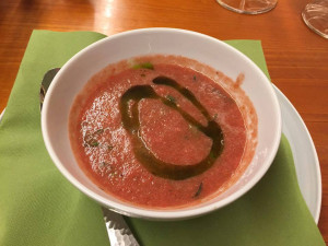 Watermelon gazpacho. Photo: Facebook Eqvita