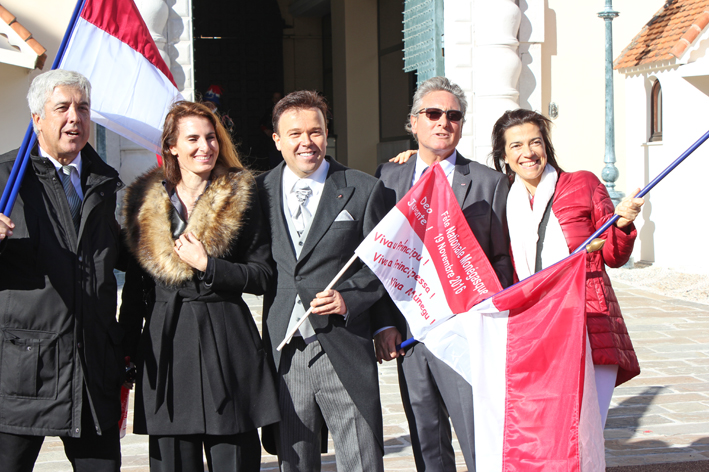 Celebrating Monacos National Day November 19, 2016.