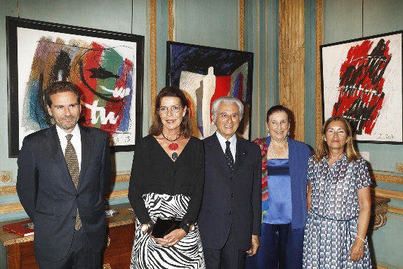 Vito Abba, HRH Princess of Hanover, Adriano Ribolzi and Nicoletta Ribolzi and D Beatrice Brych. Photo: JC Vinaj