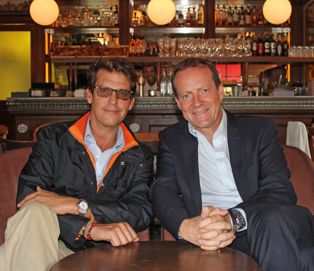 Superyacht TV founders Christian Moore and Patrick Coote