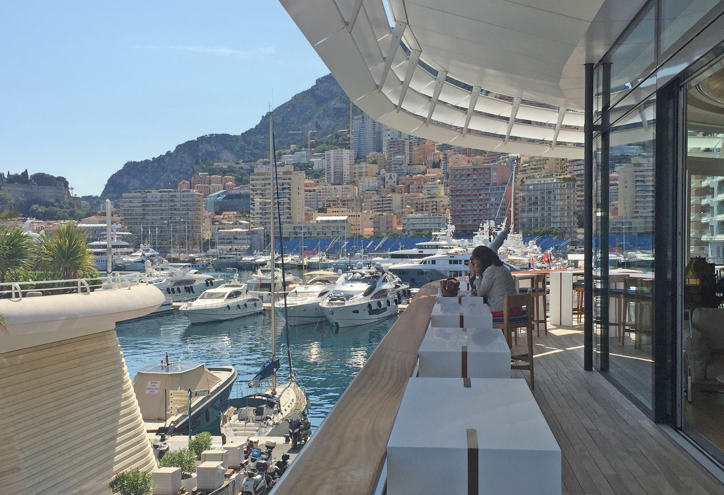 Monaco Yacht Club view