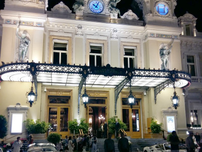 Casino Monte Carlo at night