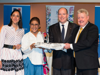 HSH Prince Albert overseeing the handover of the ICRI co-chairmanship.