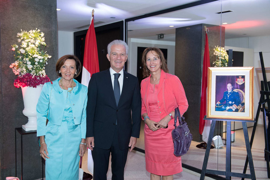 Reception of the Ambassador of France in Monaco.