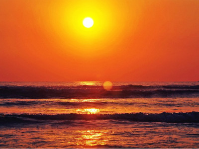Hot sun