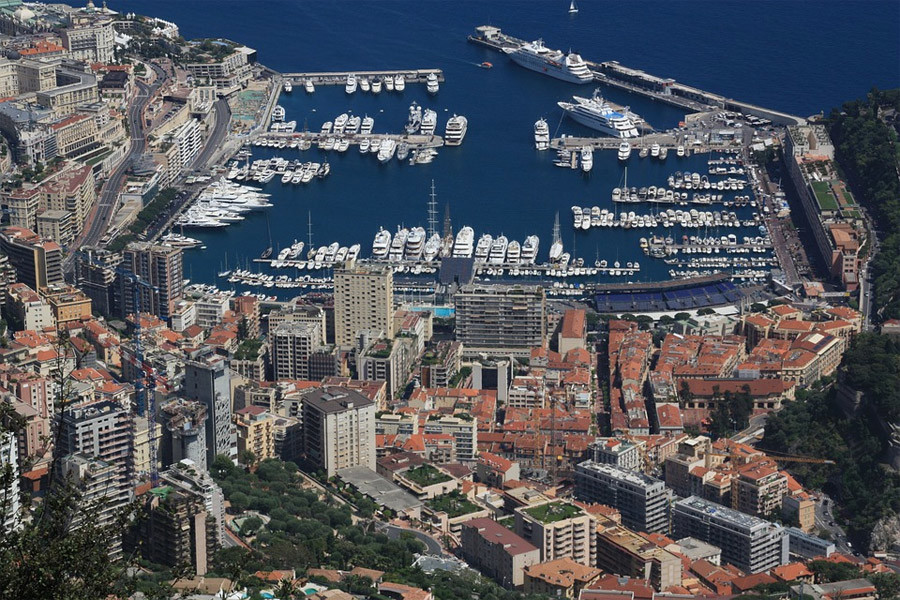Monaco from the air