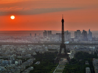 Paris sunset