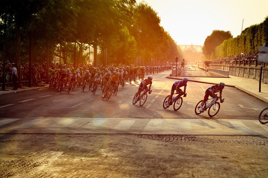Tour de France sunset