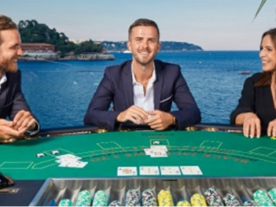 Miralem Pjanic playing poker.