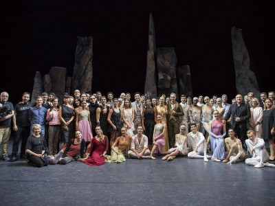 Cervantino Festival - The Monte Carlo Ballet Company and members of the DTC during the trip to Mexico © Alice Blangero