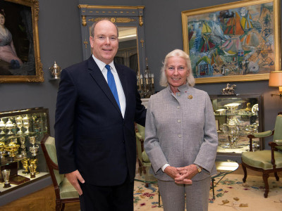 S.A.S. le Prince Souverain et Sylvie Esparre-©Gaëtan Luci-Palais princier - ©Gaëtan Luci / Palais princier