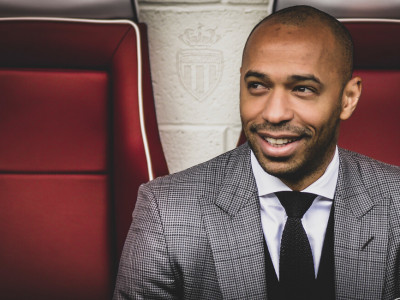 Thierry signs for AS Monaco. Pic: Frank Nataf.
