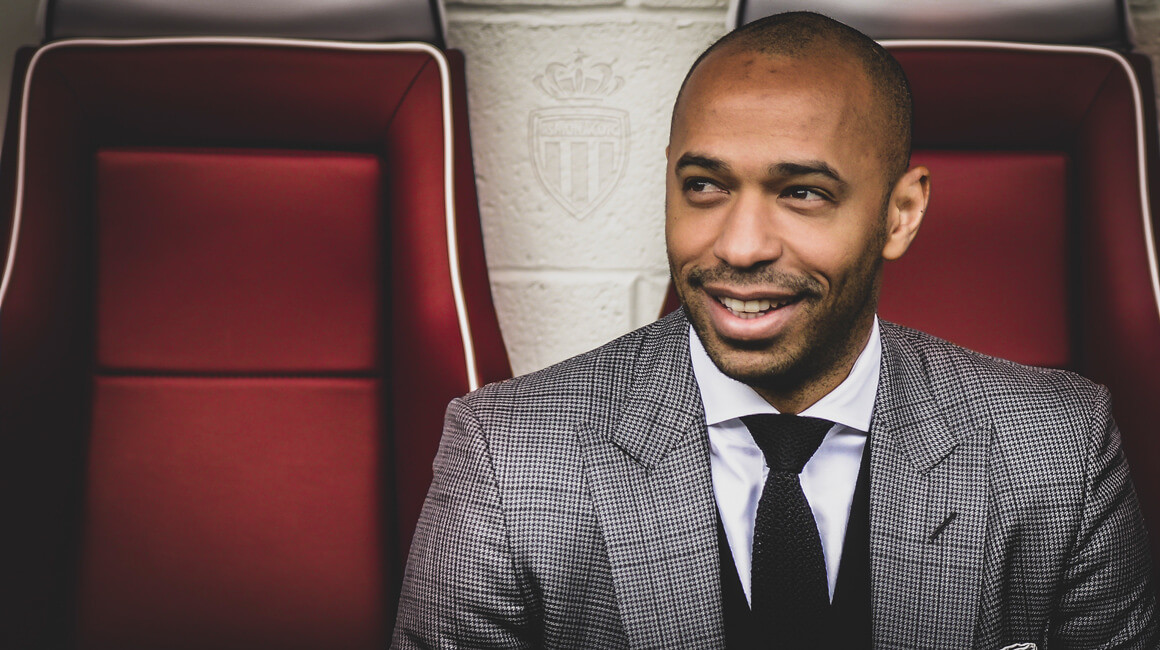 Thierry signs for AS Monaco. Pic: Frank Nataf.