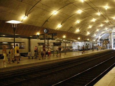SNCF station Monaco - Monaco station SNCF © Charly Gallo Directorate of Communication