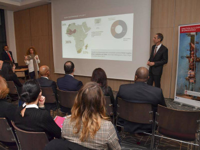DCI strategy presentation - Presentation of the strategy of International Cooperation by Gilles Tonelli, Government Counselor-Minister of External Relations and Cooperation, and Bénédicte Schutz, Director of International Cooperation. © Directorate of Communication / Michaël Alesi Presentation of the strategy of International Cooperation by Gilles Tonelli, Government Counselor-Minister of External Relations and Cooperation, and Bénédicte Schutz, Director of International Cooperation. © Directorate of Communication / Michaël Alesi