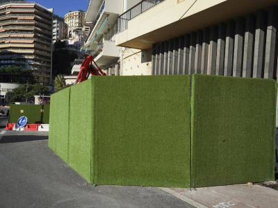 Anti-noise panels at Avenue d'Ostende © Communication Directorate Michael Alesi