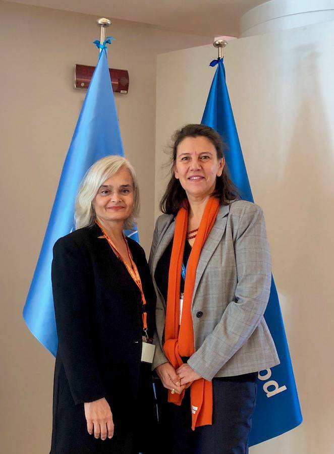 Ms. Martine Garcia-Mascarenhas and Silvia Caruso, Representative and Country Director of WFP Mali © DR