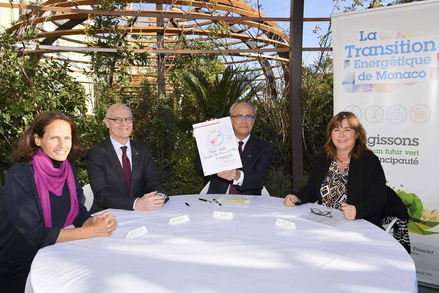 From left to right: Annabelle Jaeger-Seydoux, Serge Telle, Jean-Luc Biamonti and Marie-Pierre Gramaglia. Photo credit : © Manuel Vitali / Directorate of Communication