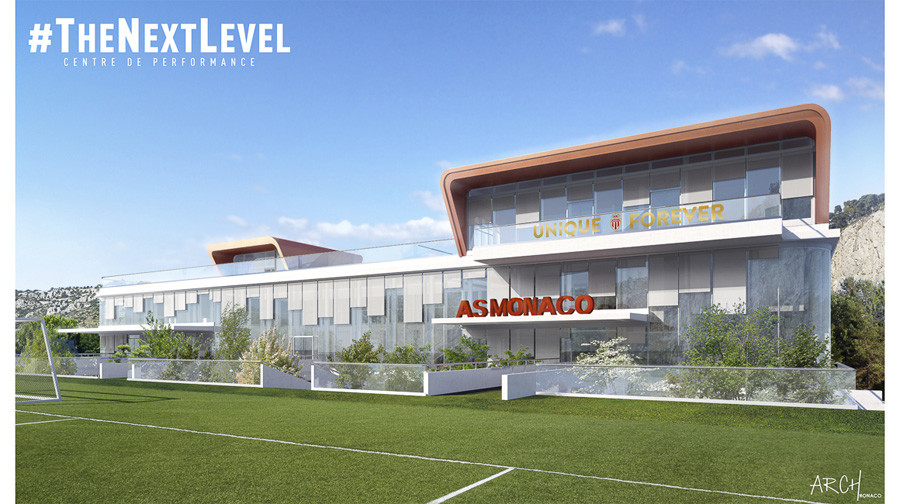 AS Monaco Center for Sporting Excellence artistic design