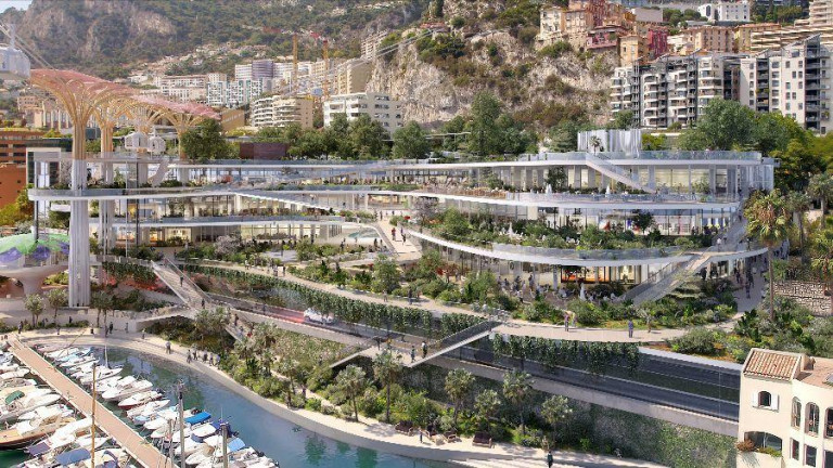 Fontvieille Shopping Centre new architectural design