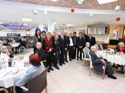 The Mayor and the Communal Council at the residence A Qietüdine