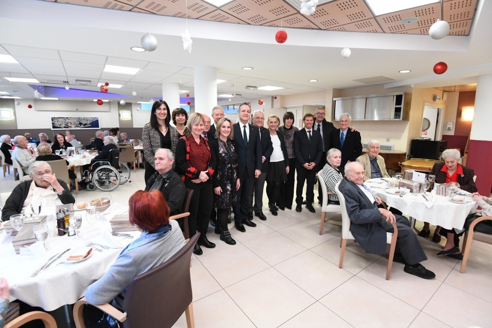 The Mayor and the Communal Council at the residence A Qietüdine