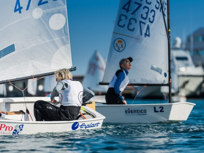 2018 Monaco Optimist race. Copyright Yacht Club de Monaco.