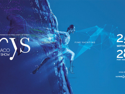 Monaco Yacht Show 2019 advertisement.
