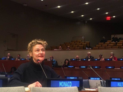 Clothilde Ferry - UN Social Port - Ms Clotilde Ferry, Counselor at the Permanent Mission of the Principality of Monaco to the United Nations © DR