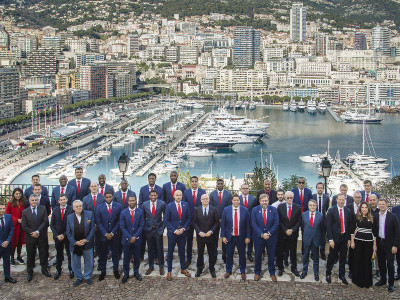 AS Monaco Basket received by the Minister of State - Copyright - Stephane Danna