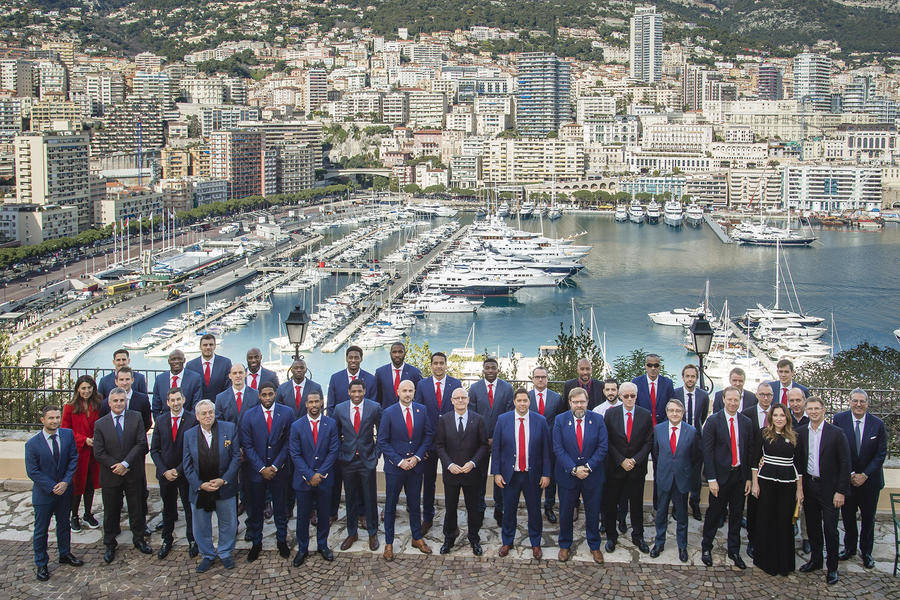 AS Monaco Basket received by the Minister of State - Copyright - Stephane Danna