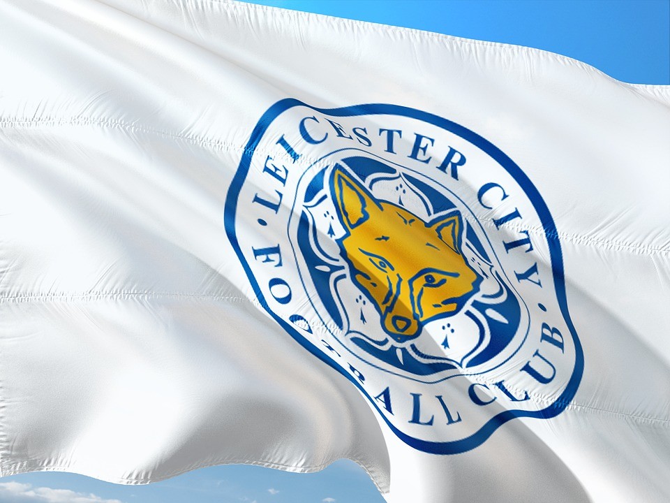 Leicester City football club flag