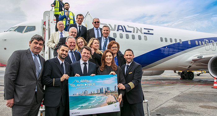 El Al arrives in Monaco