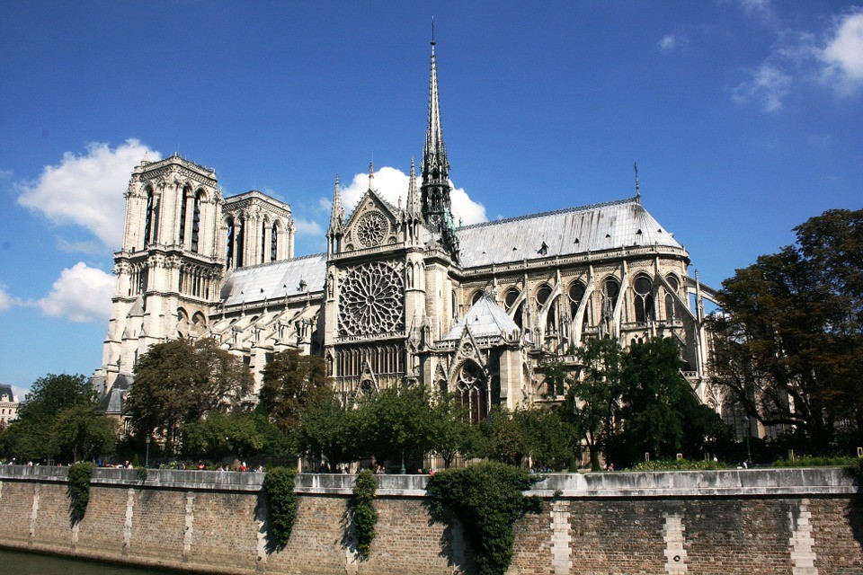 Notre Dame Cathedral as it was.