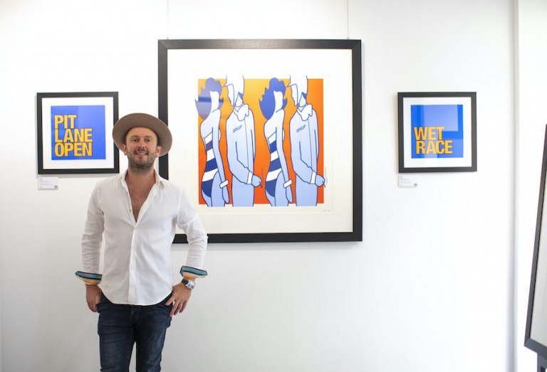 Artist Alan Walsh opens chic new gallery - Monaco Life