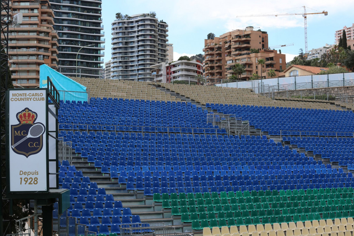 MCCC empty stands ahead of Monte-Carlo Masters
