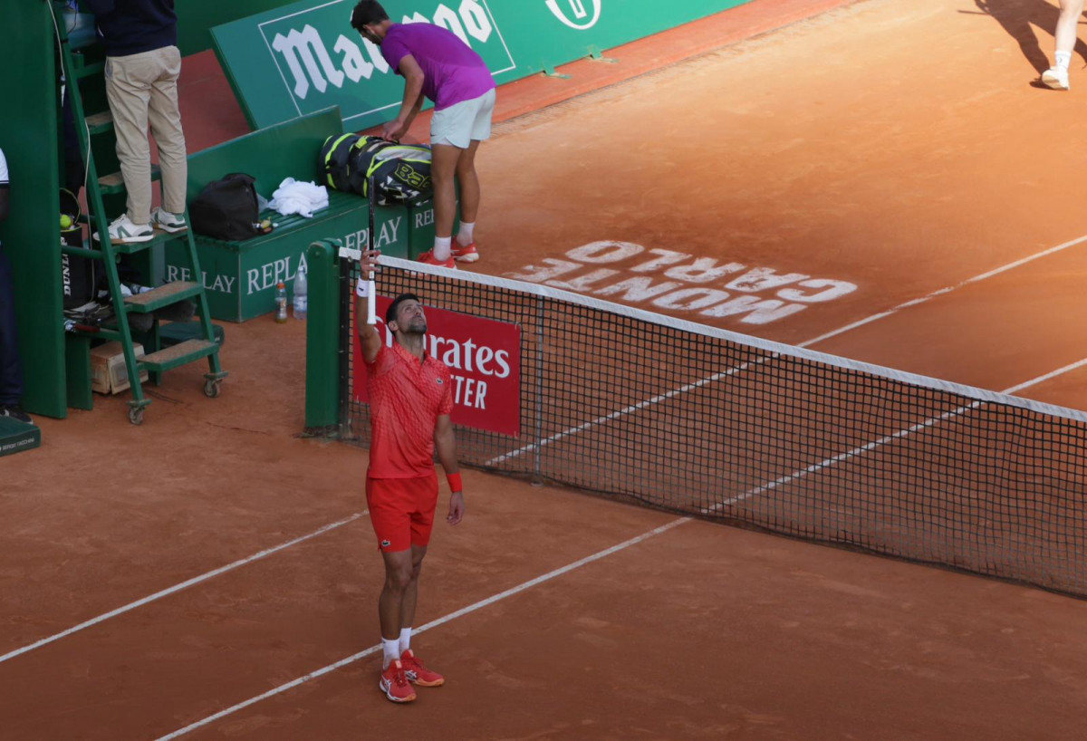 Novak Djokovic at the Monte-Carlo Masters