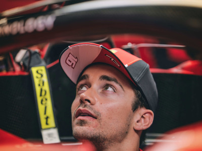 Charles Leclerc at the Spanish Grand Prix