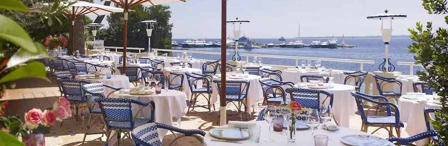 french riviera sea-view restaurants