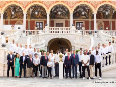 The Roca Team welcomed at the Prince's Palace by the Princely Family