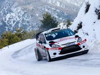 Monte-Carlo Rally in the snow