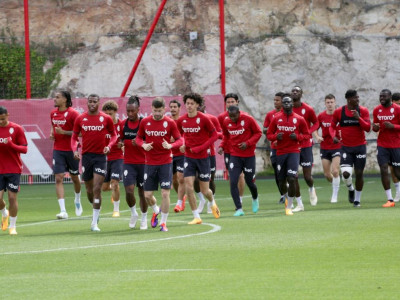 AS Monaco's 2022/23 squad in training