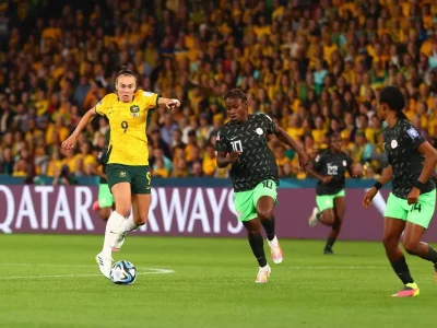 Australia competing in the Women's World Cup