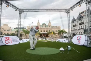 Prince Albert II competing in the Princess of Monaco Cup