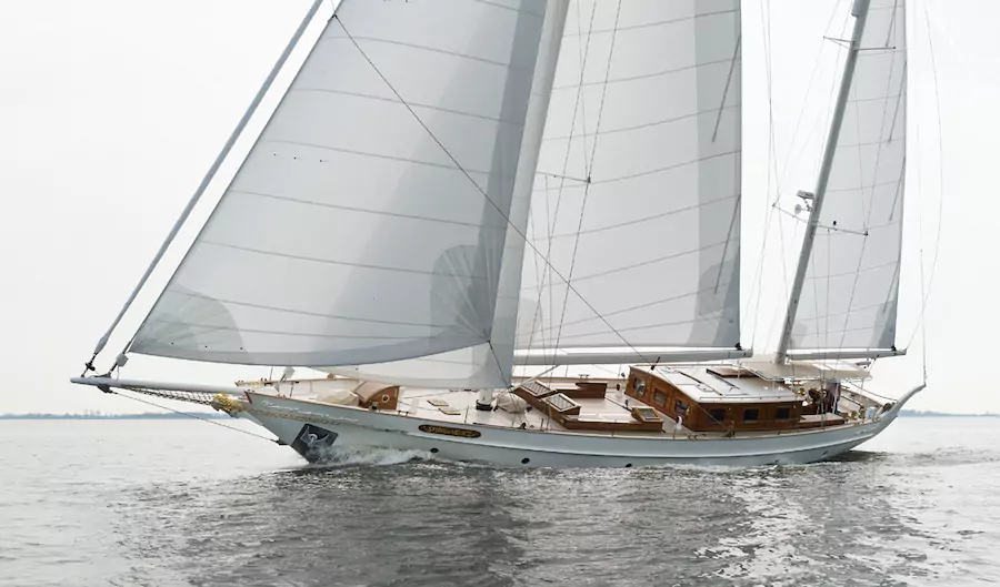yacht with sails monaco