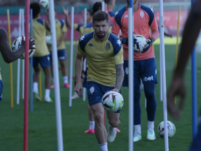 Caio Henrique in AS Monaco training