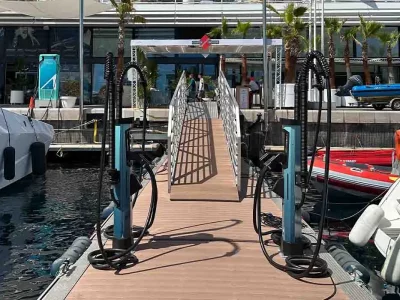 yacht club electric charging