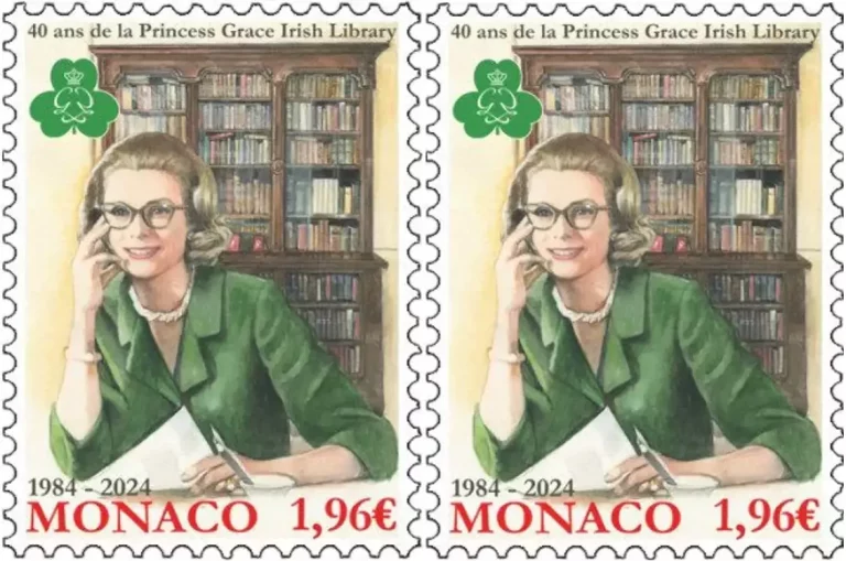 Princess Grace Irish Library stamp