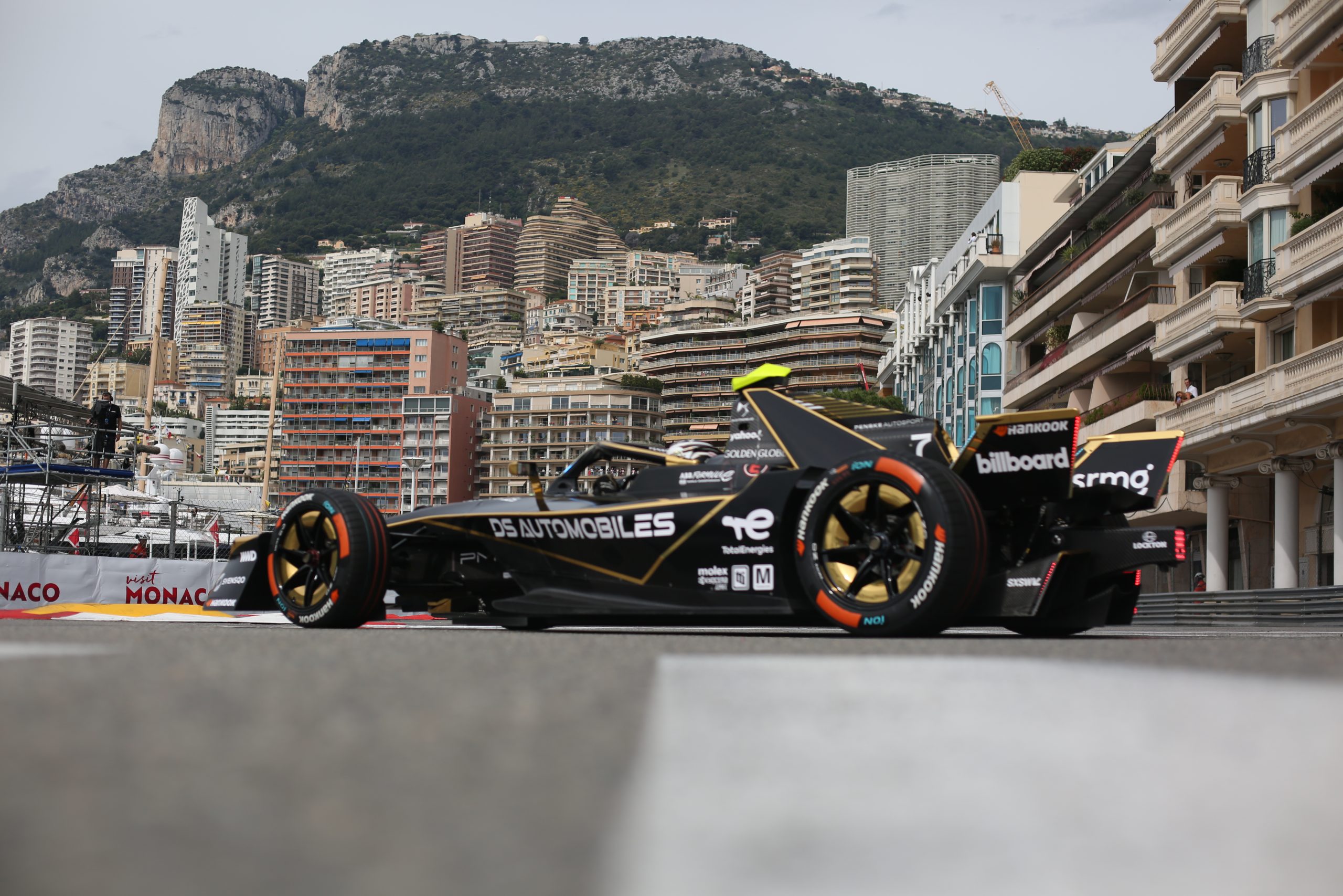 DS Automobiles' Max Günther coming out of the tunnel